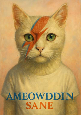 Ameowddin Sane: Cat David Bowie Tribute