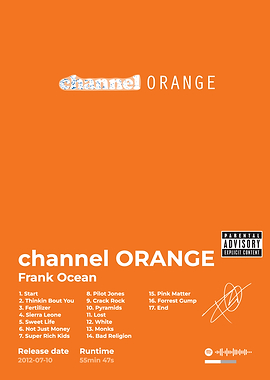 Frank Ocean - Channel Orange Album