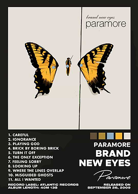 Paramore - Brand New Eyes Album Cover