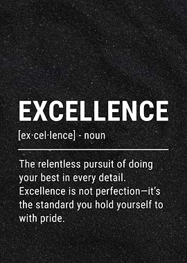 Excellence Definition