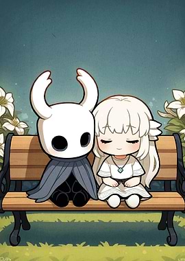Hollow Knigh Girl Bench
