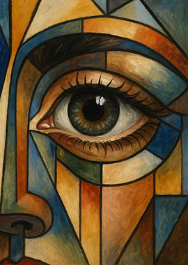 Geometric Eye Painting