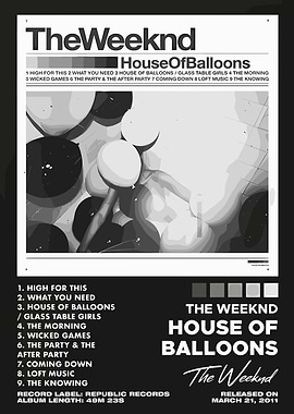 The Weeknd - House of Balloons Album
