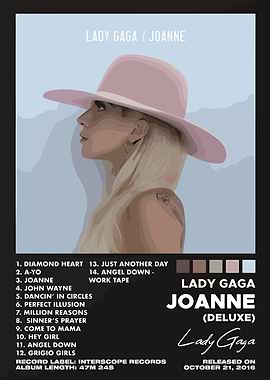 Lady Gaga Joanne Album Cover Art