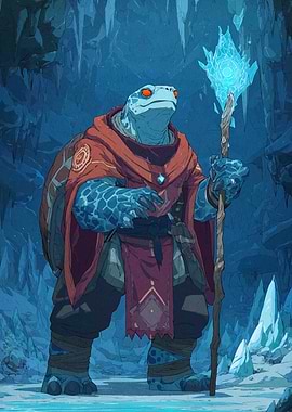 Turtle Mage in Ice Cave