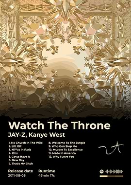 jay-z kanye west Watch The Throne Album Cover Art