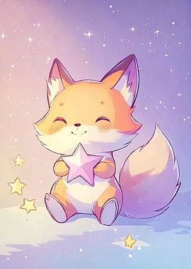 Fox Holding a Star