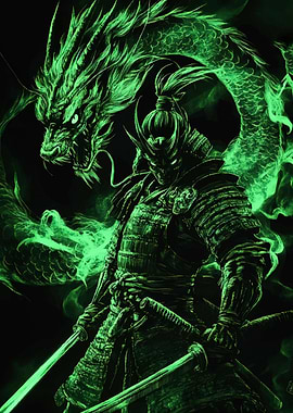 Samurai Dragon Green