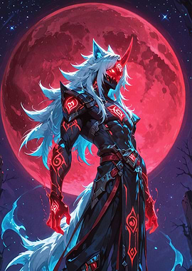Wolf Warrior Red Moon