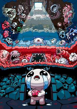 The Binding of Isaac Illustration