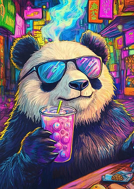 Cool Panda Bubble