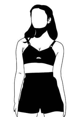 Rachel Zegler Minimalist Black And White