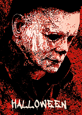 Michael Myers Halloween Horror Poster