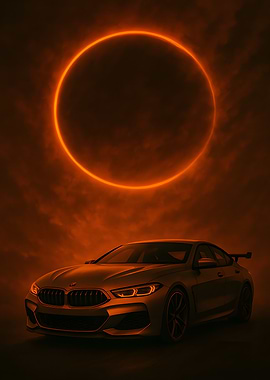 Car and Solar Eclipse