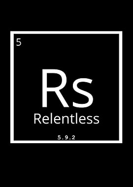 Relentless Periodic Table Style Design