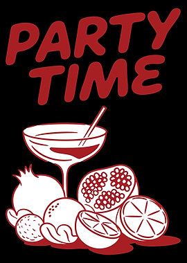 Party Time Cocktail and Fruits