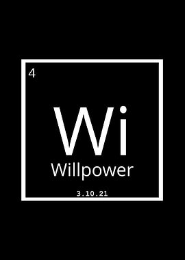 Willpower Periodic Table Element Design