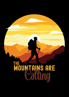 Mountains are calling hiking adventure