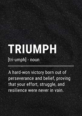 Triumph Definition