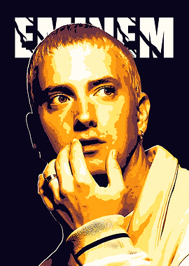 Eminem Portrait Pop Art