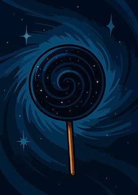 Cosmic Lollipop Digital Art