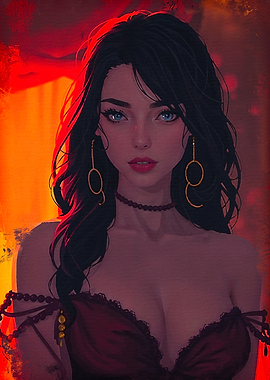 Elegant Woman Portrait