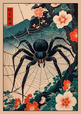 Spider Japanese Ukiyo-e