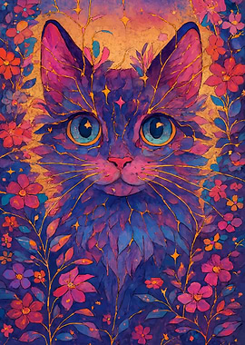 Kintsugi Cat Bloom