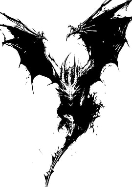 Black Dragon Silhouette