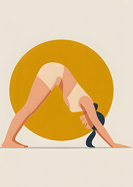 Woman in Yoga Pose