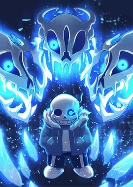 Sans with Gaster Blasters
