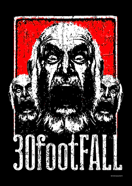 30footFALL Band Poster Art