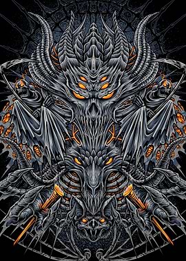 Dark Fantasy Monster Illustration