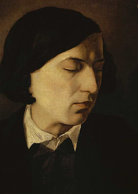 Portrait of a Man with Closed Eyes