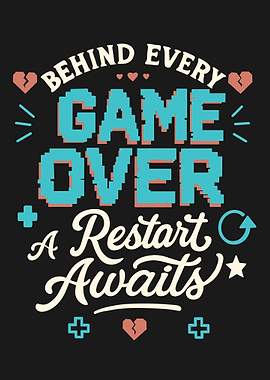 Game Over Restart Awaits