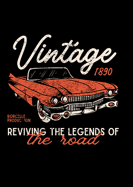 Vintage Car Illustration
