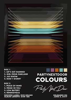 PARTYNEXTDOOR Colours Album Cover Art