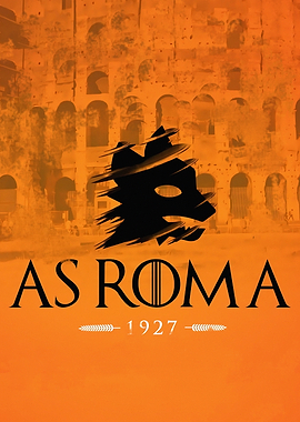 AS Roma Football Club Poster