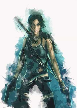 Lara Croft Digital Painting