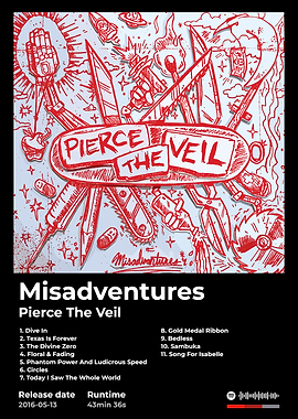 Pierce The Veil - Misadventures Album