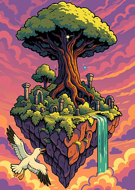 Enchanted Floating Forest