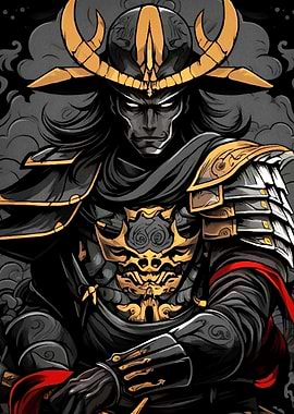 Dark Samurai Warrior Armor