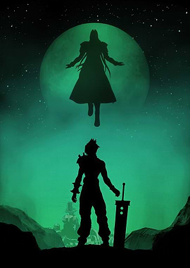 Final Fantasy VII: Cloud and Sephiroth