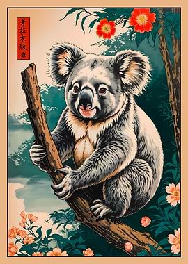 Koala Japanese Art
