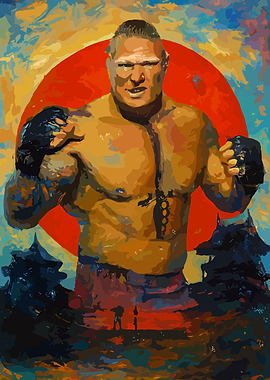 Brock Lesnar Illustration