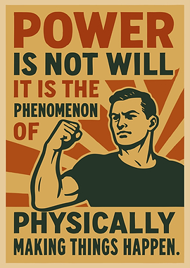 Power is Not Will Poster