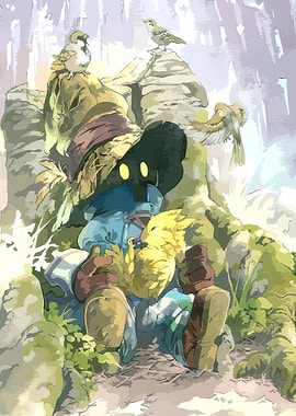 Vivi Ornitier with Chocobo and Birds