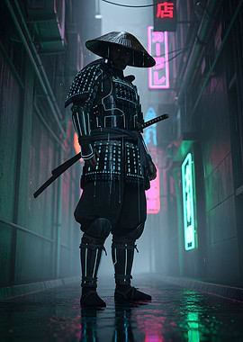 Cyberpunk Ronin's Vigil