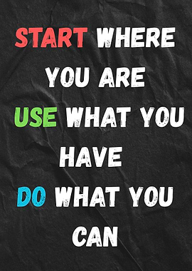 Inspirational Quote on Textured Background