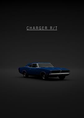 Dodge Charger RT 1969 - Blue Front